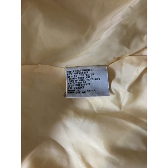 Vintage Members Only Yellow Racer Jacket Adults Size 42 Zip Up - Picture 8 of 10